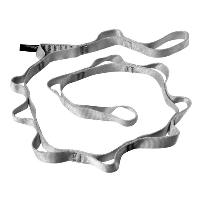 Black Diamond Daisy Chain найлонов контур 18 mm, сив, 115 cm