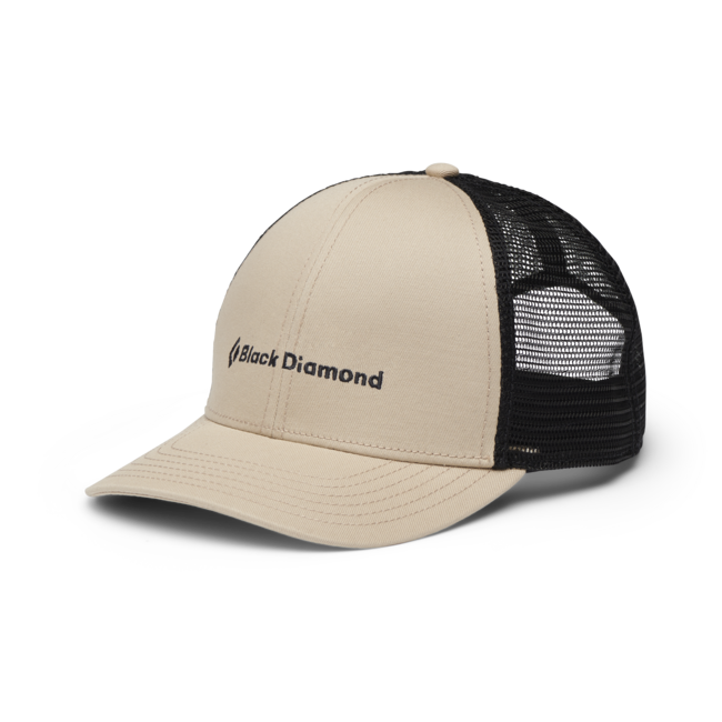 Black Diamond BD Trucker шапка с козирка, каки-черно-BD wordmark