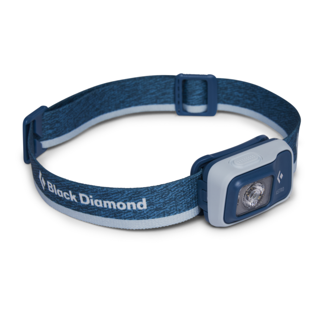 Black Diamond Astro 298 фенер за глава, поточно синьо