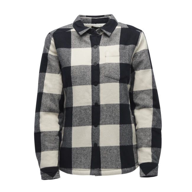 Black Diamond Project Lined Flannel фланелна риза дамска, черно-офф бяло каре