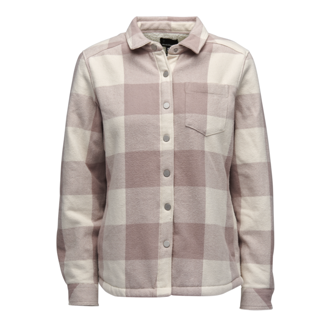 Black Diamond Project Lined Flannel фланелна риза дамска, бледо лилаво-офф бяло каре