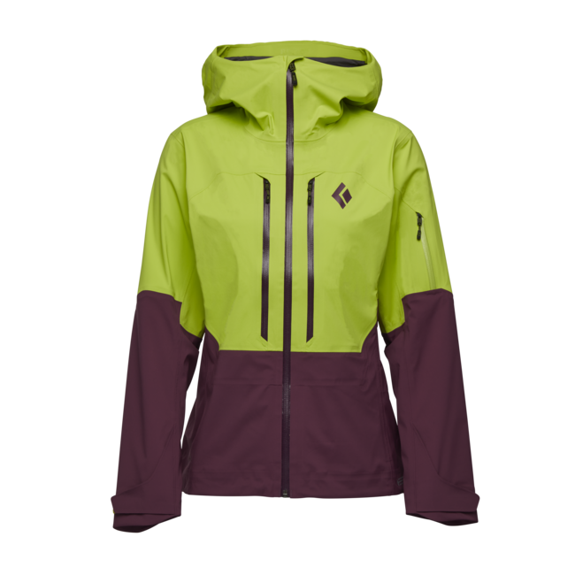 Black Diamond Recon Lt Stretch Shell ски яке дамско, aloe-черница