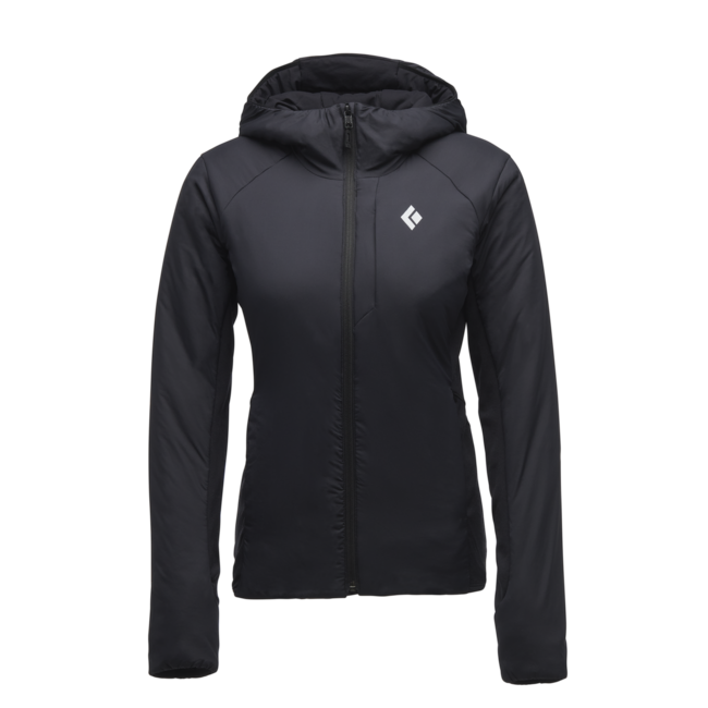 Black Diamond First Light Hybrid суитшърт дамски, черна