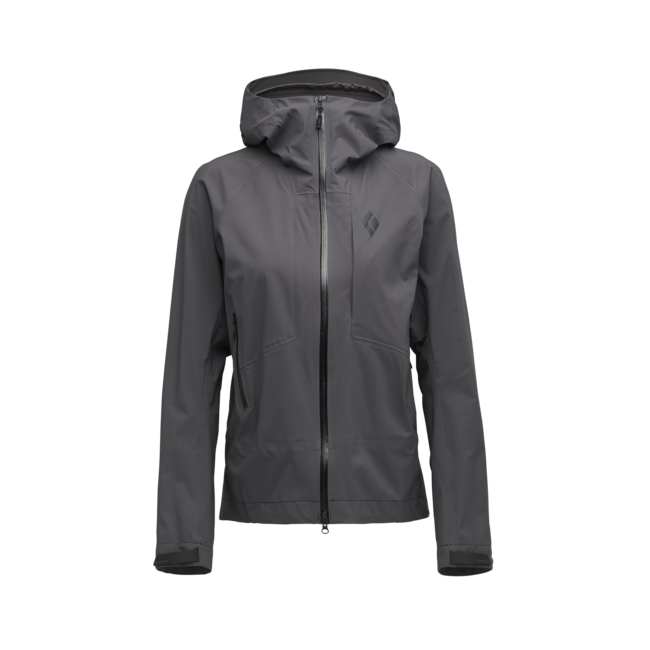 Black Diamond Highline Stretch Shell непромокаемо яке, дамско, антрацит