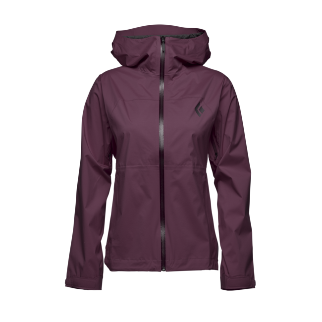 Black Diamond Stormline Stretch Rain Shell непромокаемо яке дамско, черница