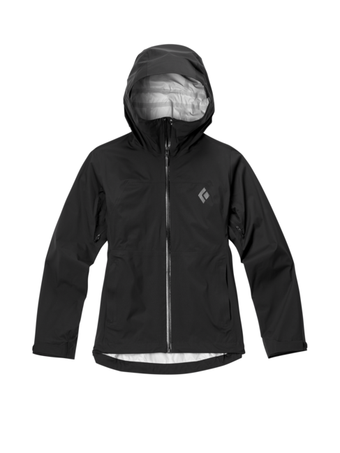 Black Diamond Stormline Stretch Rain Shell непромокаема яке дамски, черна