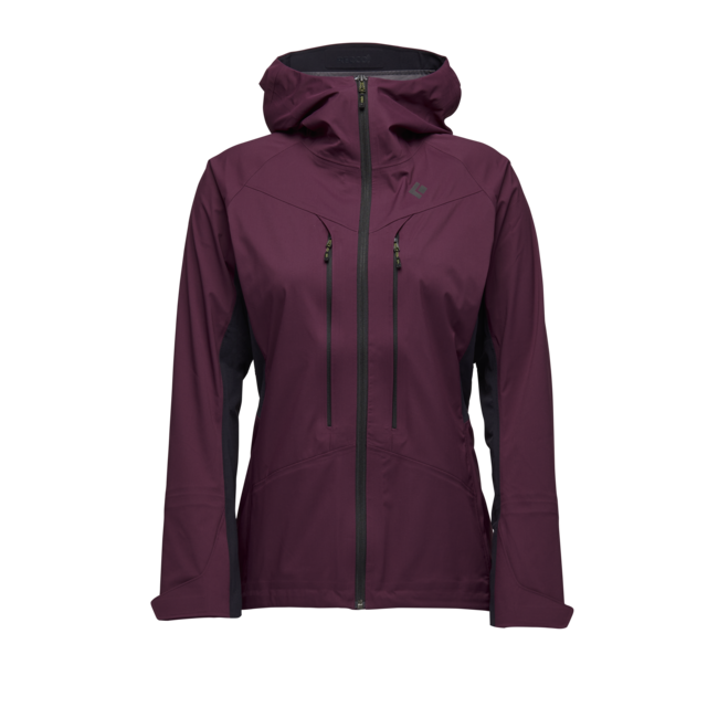 Black Diamond Dawn Patrol Hybrid Shell преходна яке, дамска, черница-черно
