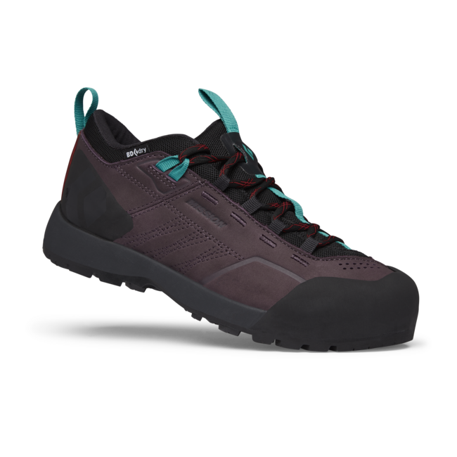 Black Diamond Mission Low Waterproof Approach кожени обувки дамски, mulberry-черно