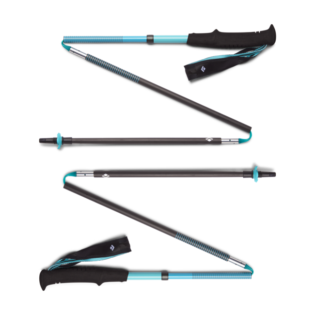 Black Diamond Distance Carbon Z дамски трекингови палки, тъмно патина
