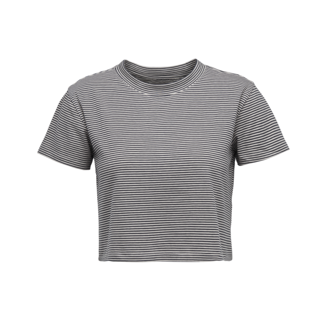Black Diamond BD Stripe тениска дамски с кратък ръкав, офф бяло-антрацит