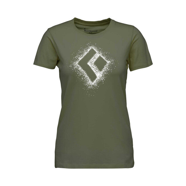 Black Diamond Chalked Up 2.0 тениска дамска с къс ръкав, тундра