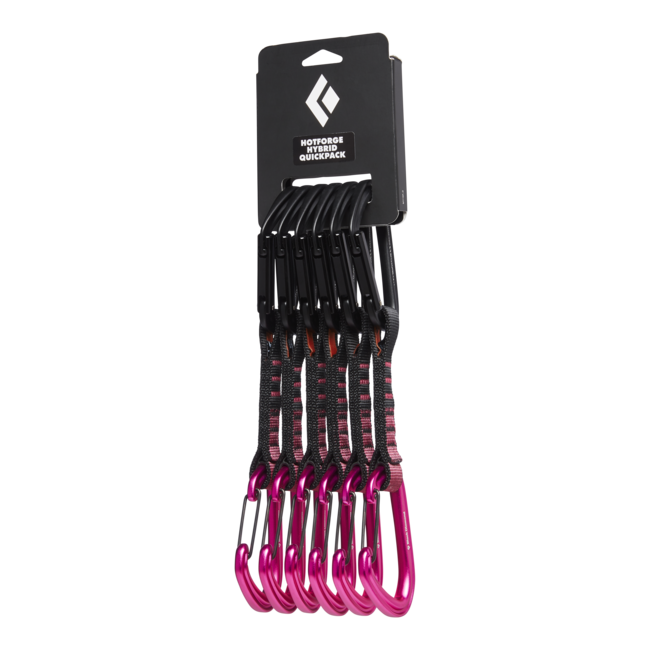 Black Diamond Hotforge Hybrid комплект експресници 12 см, ултра розово