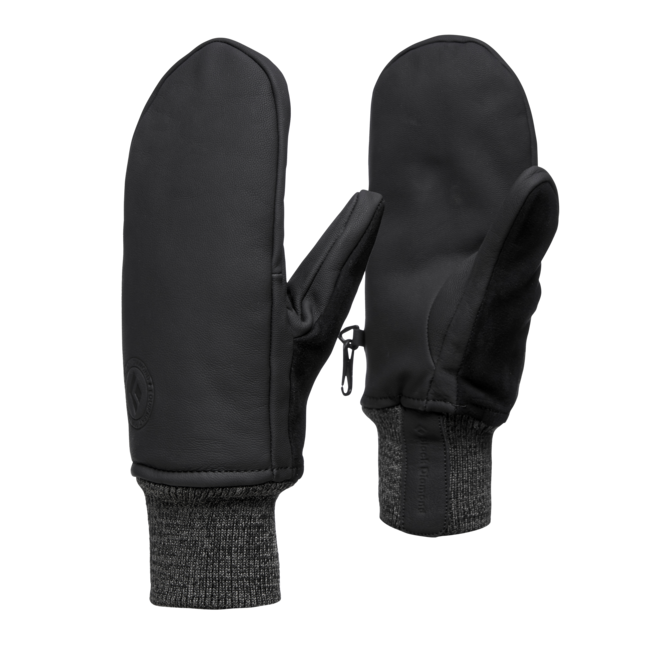 Black Diamond Dirt Bag Mitts кожени ръкавици, черни
