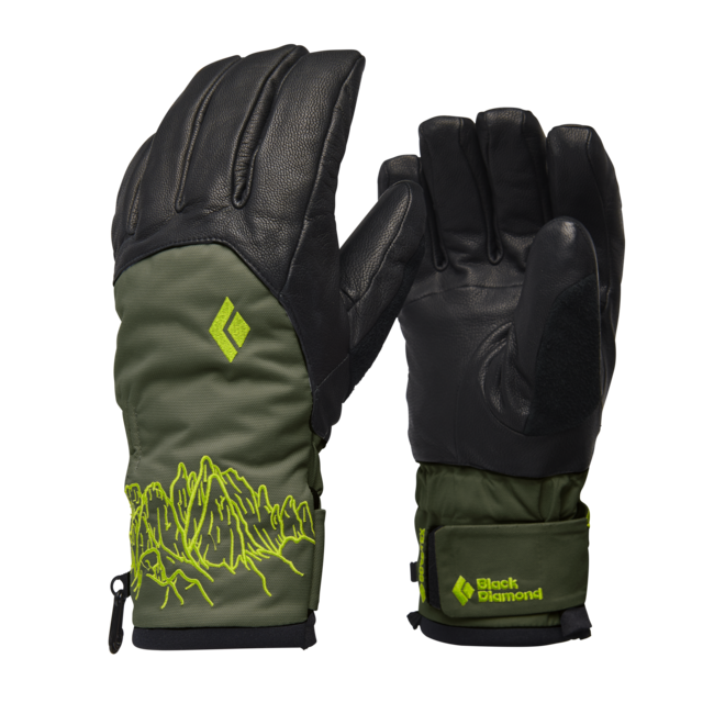 Black Diamond Legend кожени ръкавици John Jackson Edition, черно-тундра