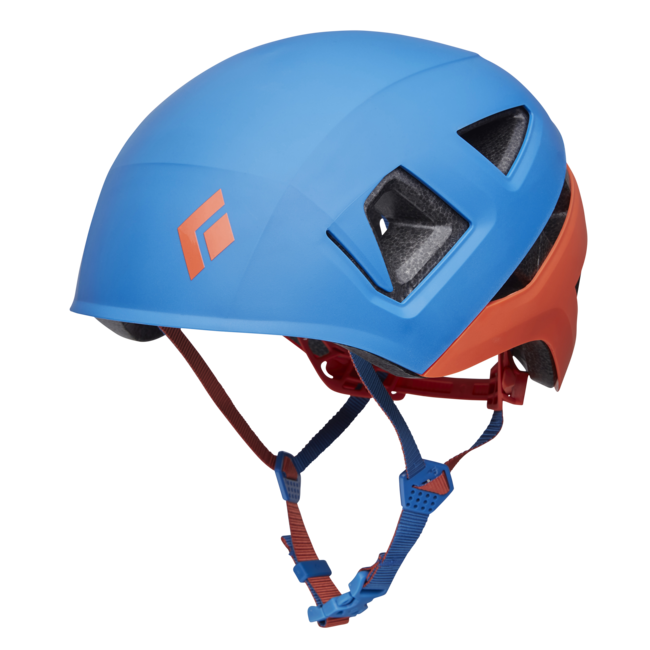 Black Diamond K Capitan лезека каска, ултра синьо-оранжево-червено