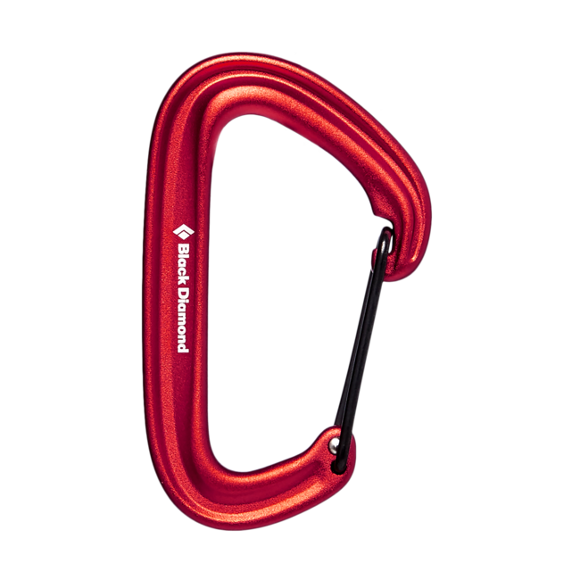 Black Diamond Litewire карабина, червена