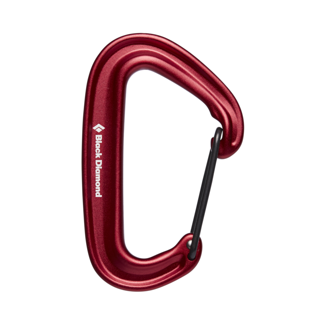 Black Diamond Miniwire карабина, червена