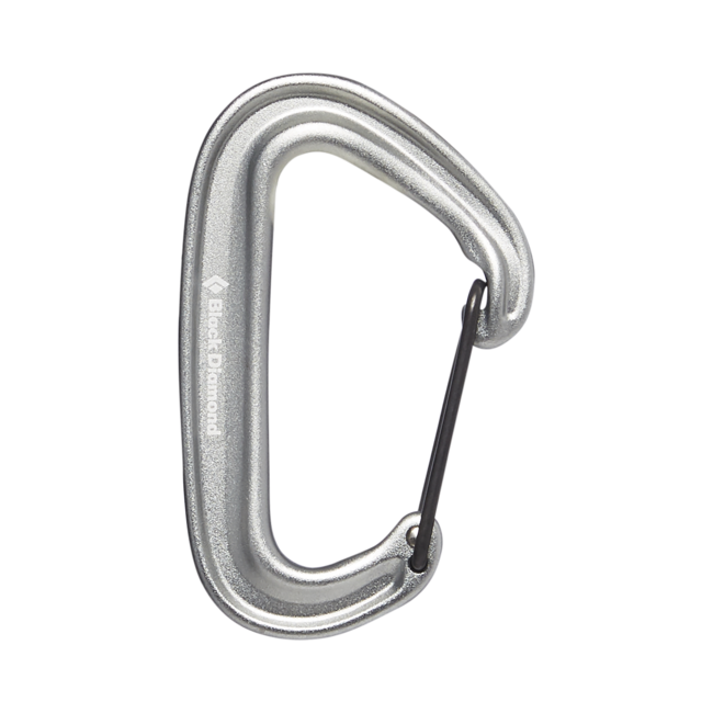 Black Diamond Miniwire карабина, светлосива