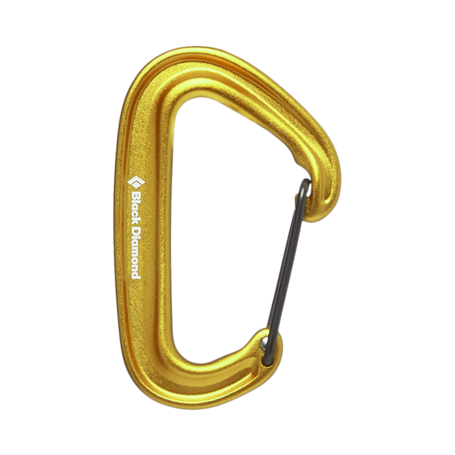 Black Diamond Miniwire карабина, жълта