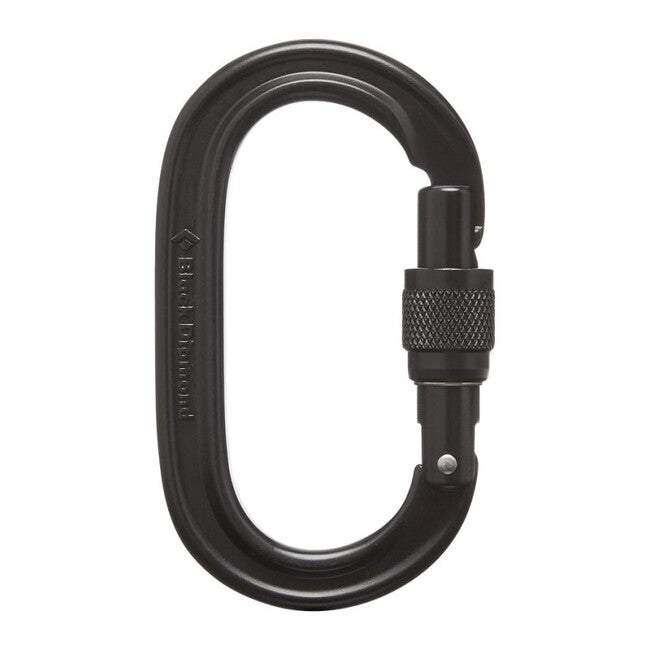 Black Diamond Овална карабина с Keylock Scrwgt, черна