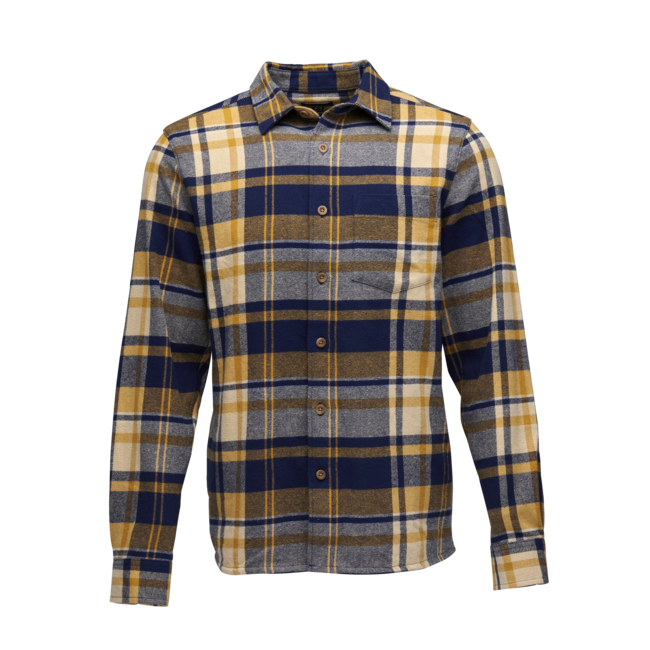 Black Diamond Project Flannel флис риза мъжка, индиго-златно каре