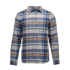 Black Diamond Project Flannel мъжка фланелена риза, pewter-indigo plaid