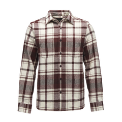 Black Diamond Project Heavy Flannel мъжка фланелена риза, burgundy-off white plaid