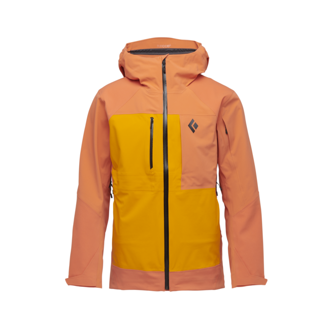 Black Diamond Recon Stretch Pro Shell ски яке мъжко, bd оранжево-пламък оранжево