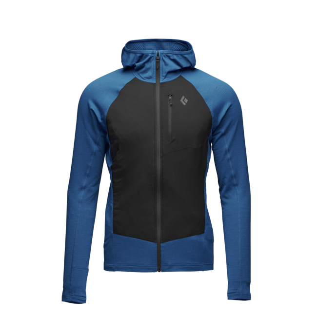 Black Diamond Coefficient Lt Hybrid суитшърт мъжки, зимородков-черно