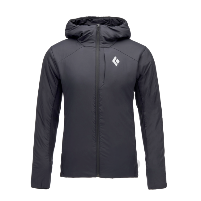 Black Diamond First Light Hybrid суитшърт мъжки, черен