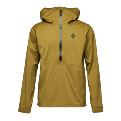 Black Diamond Stormline Stretch Anorak moška nepremočljiva jakna, dark curry