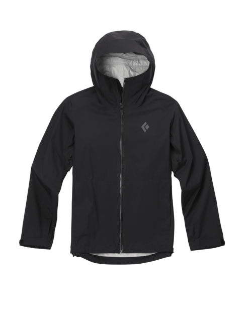 Black Diamond Stormline Stretch Rain Shell непромокаемо яке, черно