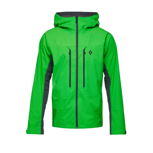 Black Diamond Dawn Patrol Hybrid Shell преходна яке, мъжко, ярко зелено