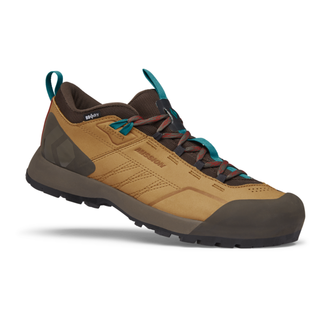Black Diamond Mission Low Waterproof Approach кожени обувки мъжки, кехлибар-cafe кафяво