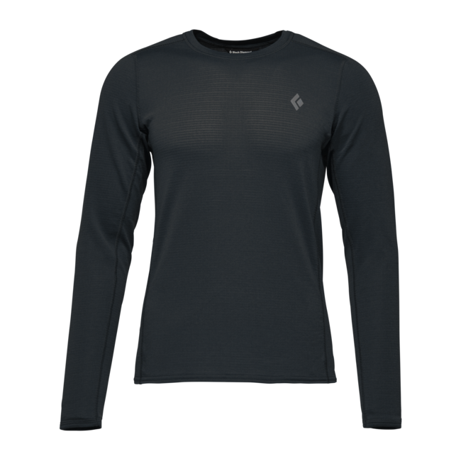 Black Diamond Coefficient Lt Crew тениска мъжка с дълъг ръкав, черна
