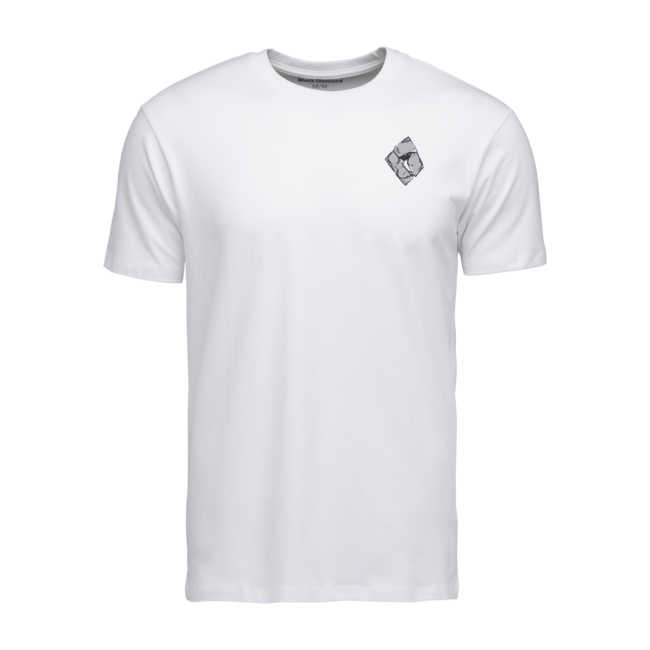 Black Diamond Mono Pocket тениска мъжка с кратък ръкав, бяла