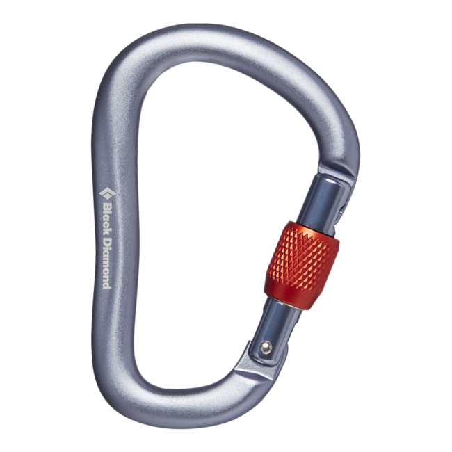 Black Diamond Rocklock скруткова карабина, сива