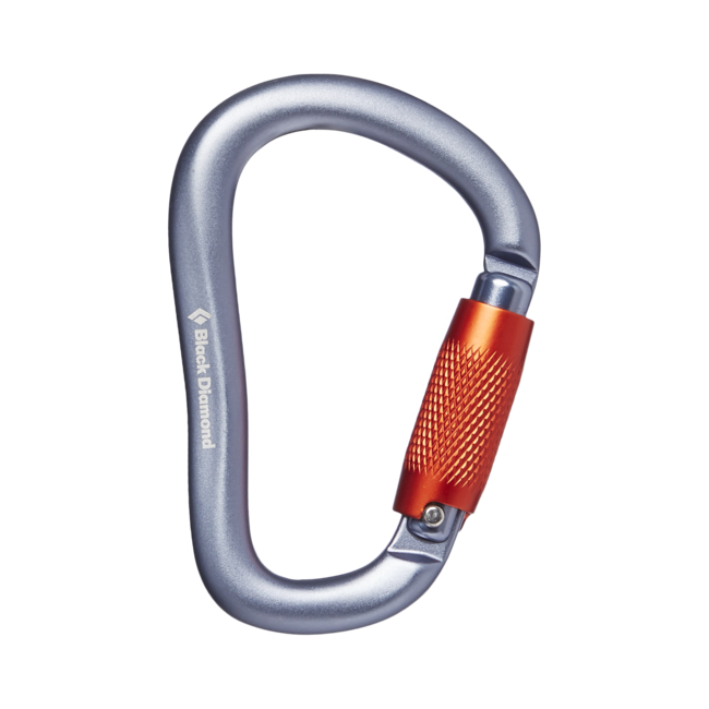 Black Diamond Rocklock Twistlock карабина, сива