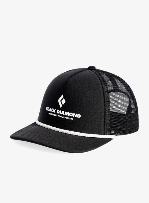 Black Diamond Flat Bill Trucker шапка с козирка, черна-черна