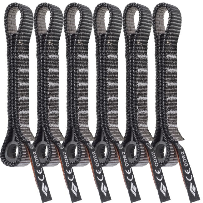Black Diamond Standard Dogbone карабинер 12 см, 6 бр. комплект