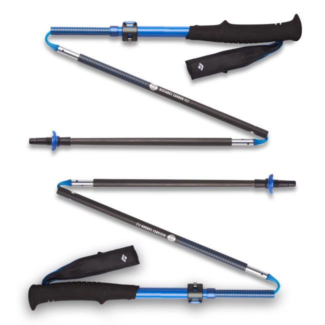 Black Diamond Distance Carbon Тракингови пръчки Flz, светлосиньо