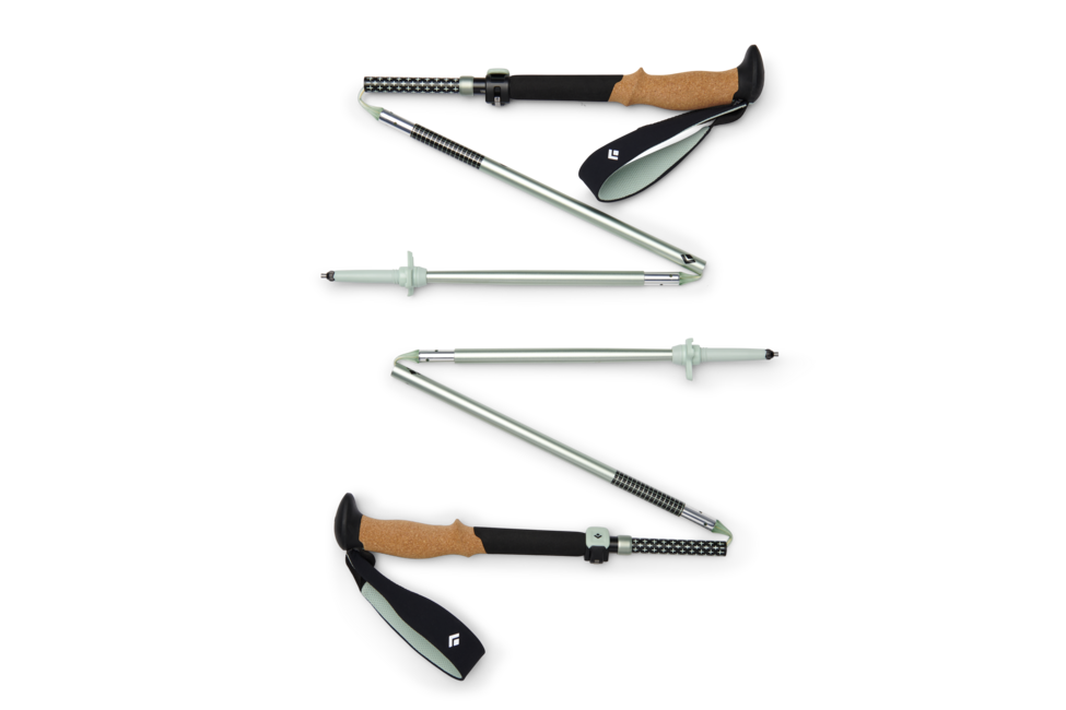Black Diamond Pursuit Flz туристически прътове, черно-пяна зелено