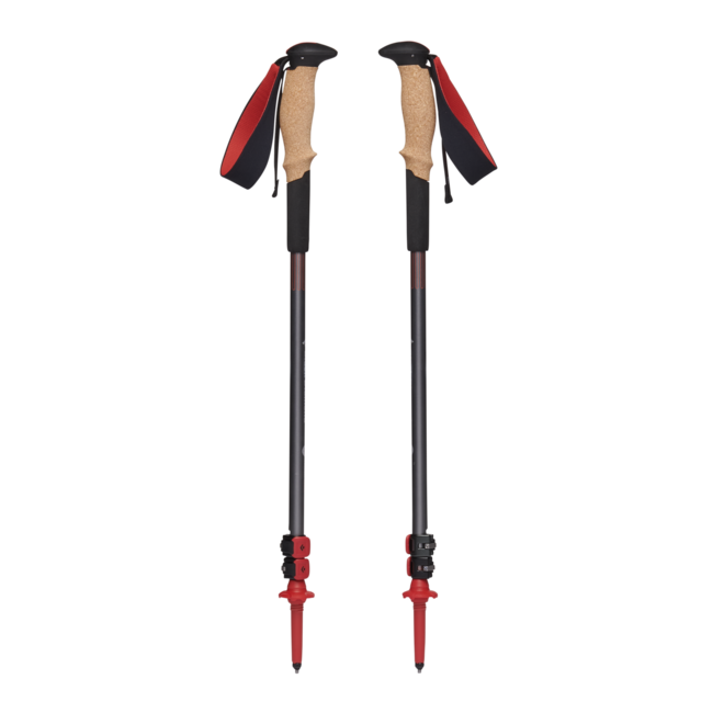 Black Diamond Pursuit Shock туристически палки, стоманено сиво-октанов
