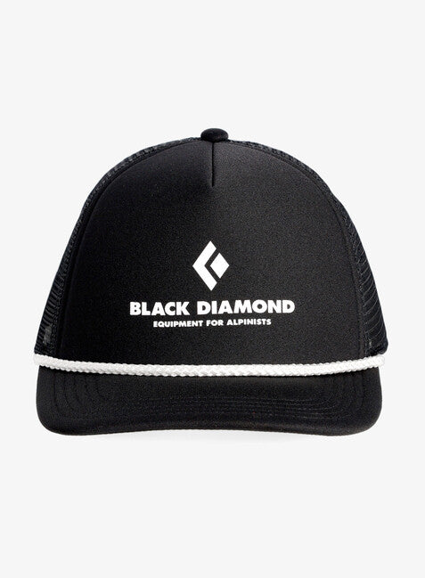Black Diamond Flat Bill Trucker шапка с козирка, черна-черна