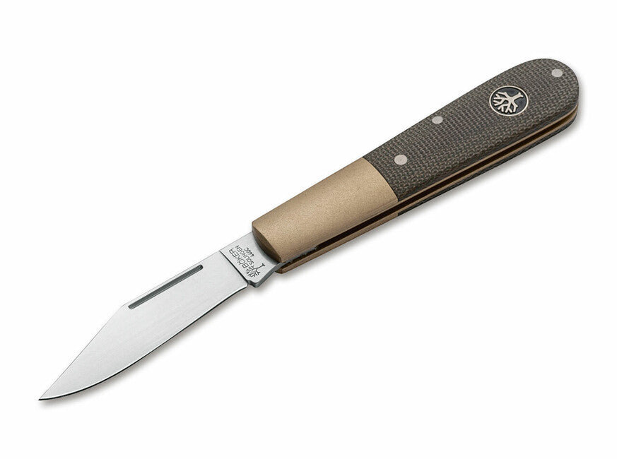 BÖKER® Barlow Expedition джобен нож 6,4 см, зелена Micarta