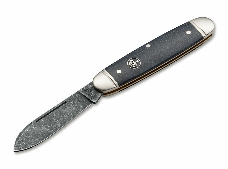 BÖKER® Club Knife джобен нож Jute 7,2 cm, черен, Micarta