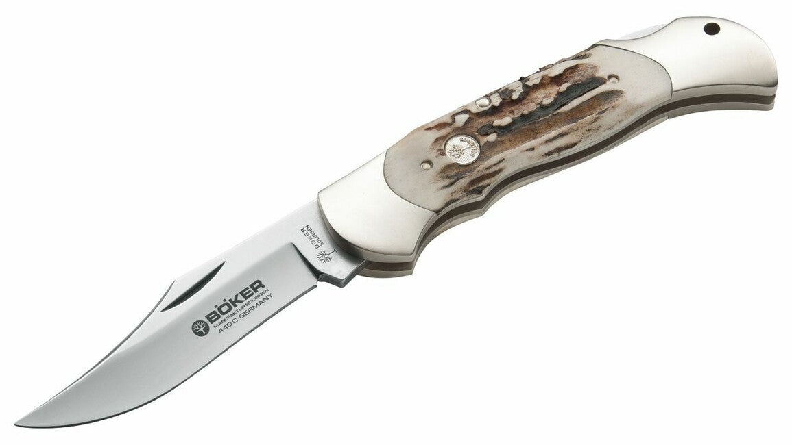 BÖKER® Optima Stag джобен нож 9 см, парох