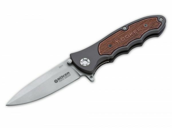 BÖKER® Turbine нож 9,7 cm, алуминий, палисандър дърво