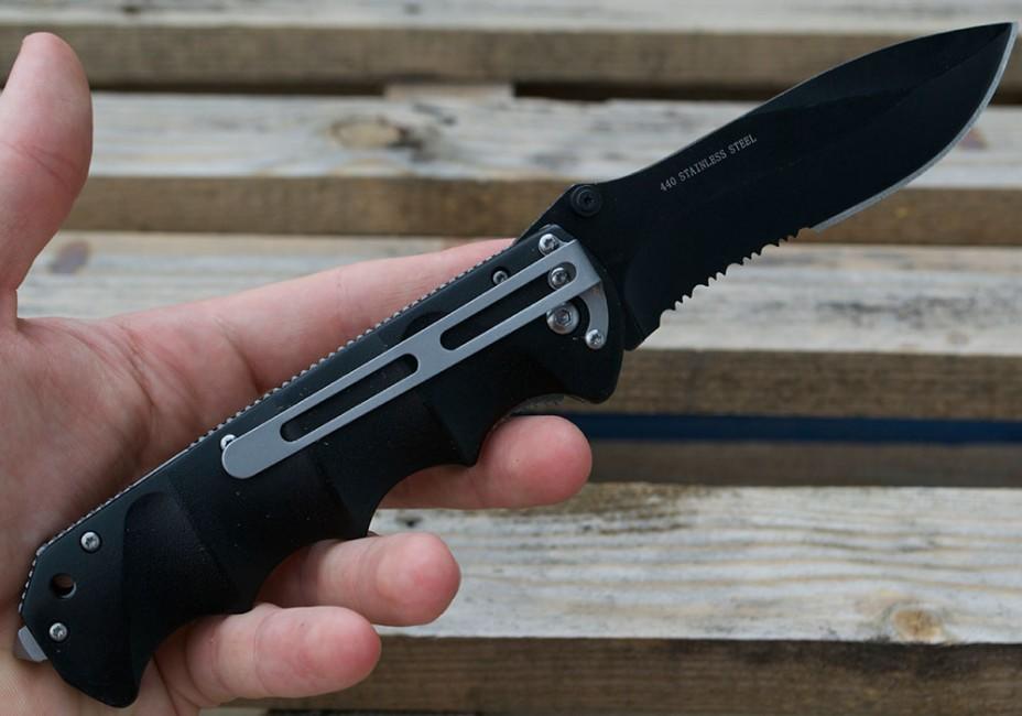 BÖKER® Magnum черно Spear джобен нож, 23cm