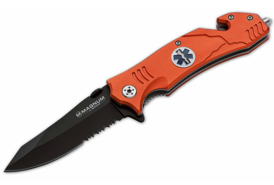 BÖKER® Magnum EMS Rescue нож, черен, 20,8cm